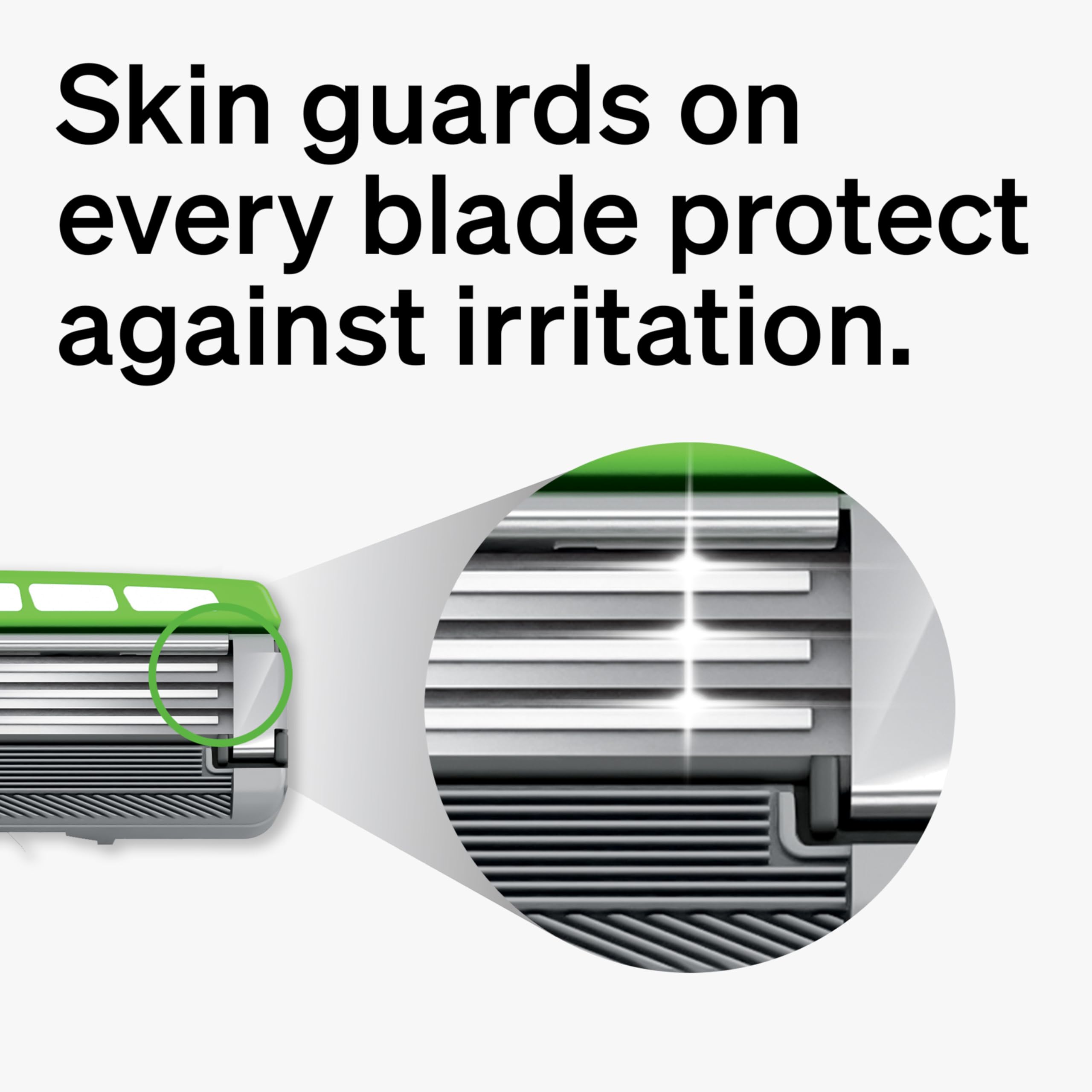 Schick Hydro Skin Comfort Sensitive 3 Blade Razor for Men Handle and 4 Refills, 1 Count